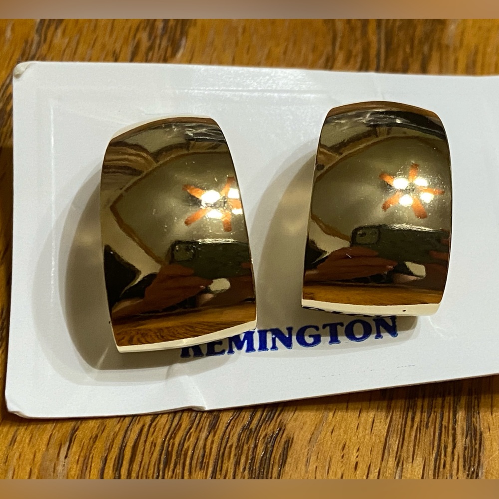 Gold-Colored “Lady Remington” Earrings (21 More Available)
